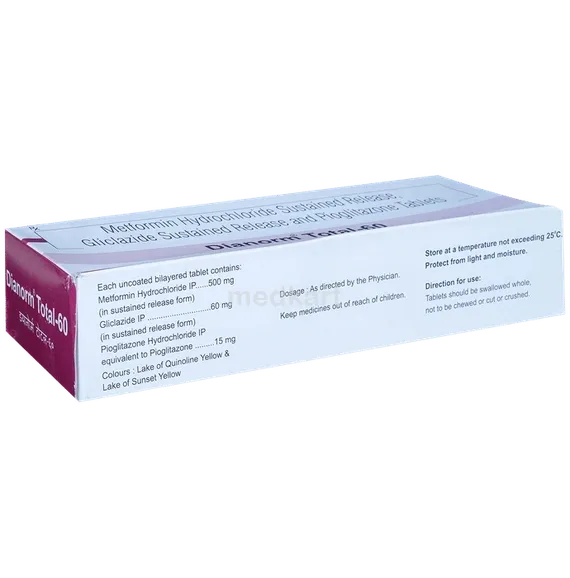 dianorm total 60mg tablet 10's